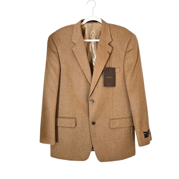 NWT Tasso Elba 100% Camelhair Tan Men's Sport Jacket R41 - Picture 2 of 15